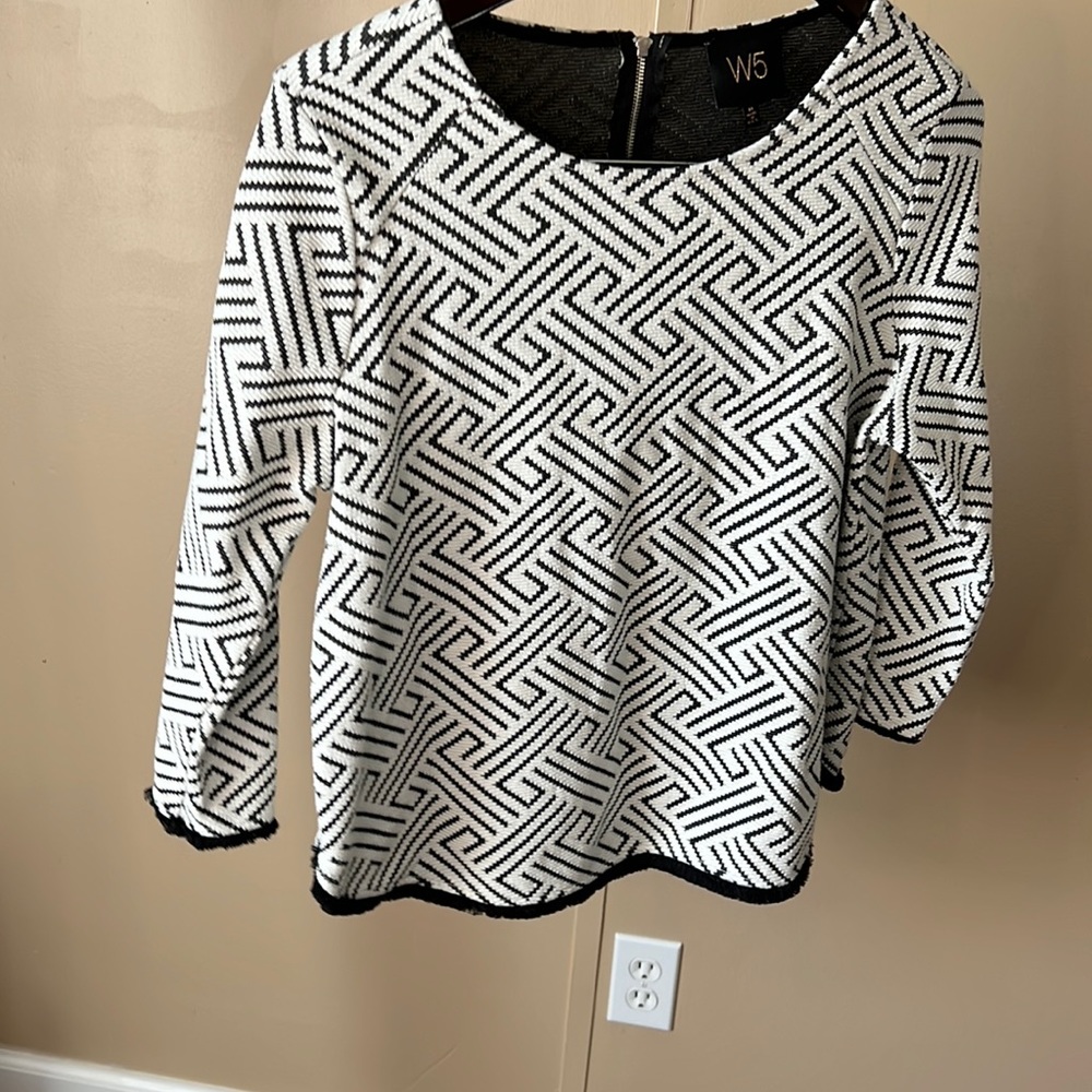 Geometric blouse
